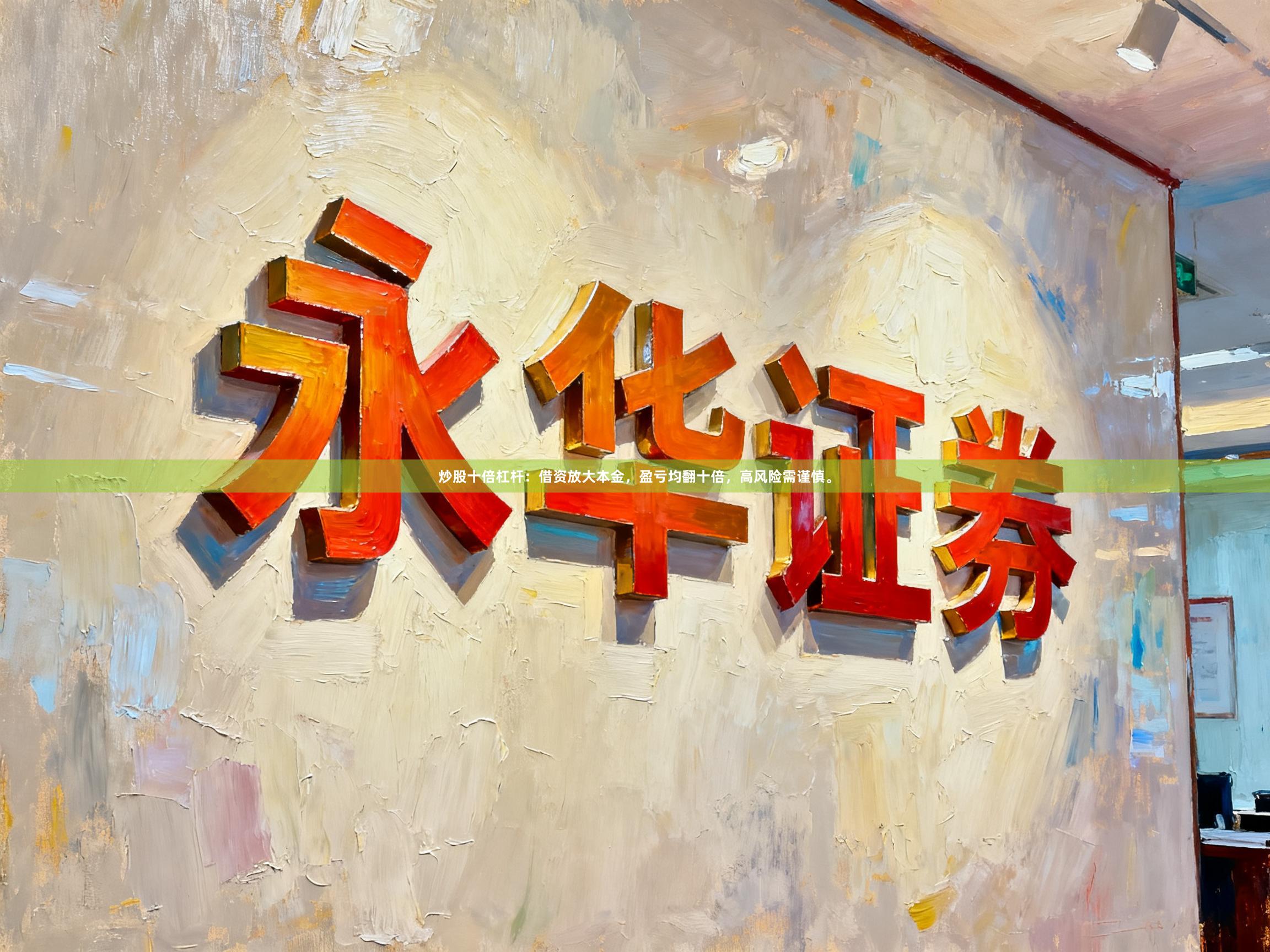炒股十倍杠杆：借资放大本金，盈亏均翻十倍，高风险需谨慎。